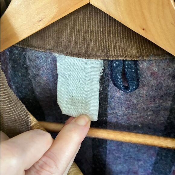 CARHARTT 90s vintage chore coat duck canvas blanket lined Detroit jacket work - Picture 8 of 16